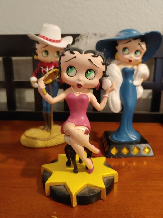Bring a Little "Boop-Oop-a-Doop" to your life. Betty Boop figurines, Christmas Ornaments, Dolls. 