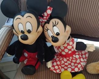 Close up of Mickey and Minnie