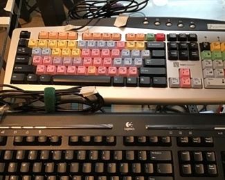 Logitech and logic keyboards
