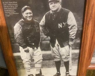 $10.   FRAMED SPORTS PICTURE