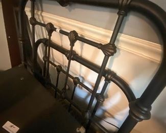 $12   IRON TWIN BED SET