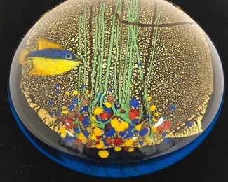 Murano Aquarium paperweight
