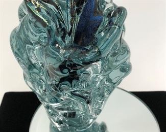 Duryea “Little Blue Splash” paperweight