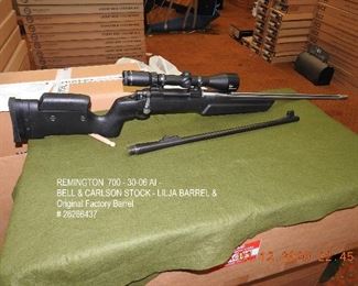 Remington 700 - 30-06AI - Bell&Carlson Stock - LILJA Barrel & Original Factory Barrel 26266437 3-DSCN4985