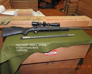 Weatherby Mark 5 - 30-06 AI Kreiger w-original Factory barrel 3-DSCN4984