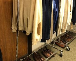 More men’s sweaters.
