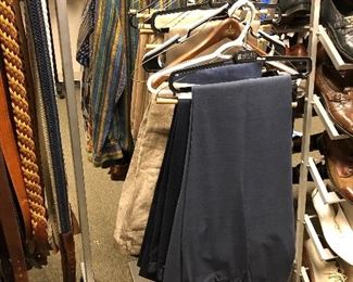 Men’s nice cotton, polyester, wool, and linen pants size 32-36 from Rivera, Orvis and Turtleson. Some are brand new.