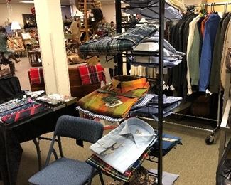 Brand new men’s (size 16/17 and M/L) shirts. Gilman Bro’s, Woolrich, Lands End, Orvis and Peter Millar to name a few.