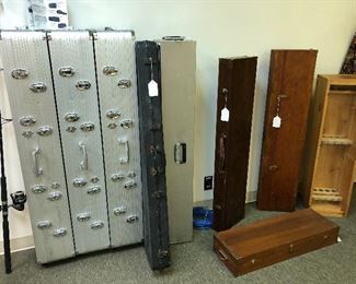 Hardwood and aluminum gun cases