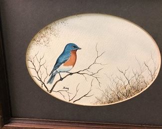 John Zed King original watercolor