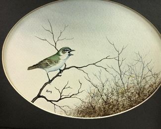 John Zed King original watercolor