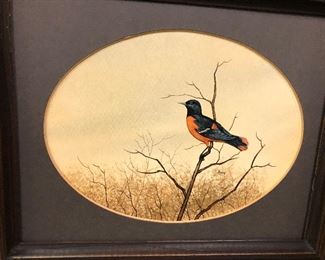 John Zed King original watercolor