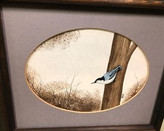 John Zed King original watercolor