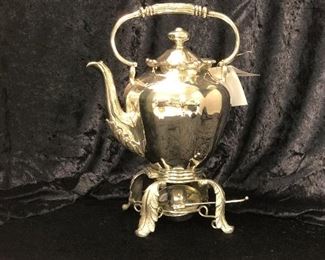 Sterling Silver Tilting Tea Pot