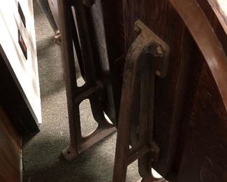 Speed-bag platform made by the Narragansett Machine Company ("NMC"), Providence, Rhode Island. NMC started in 1882, and was the foremost manufacturer, supplier, designer of gymnasiums & exercise equipment in the United States during the late 1800's through early 1900's.