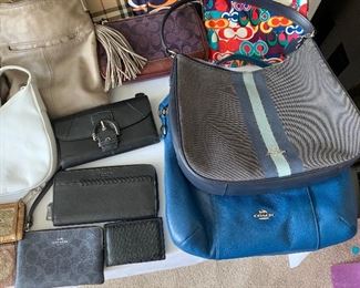 Real coach purses and wallets 