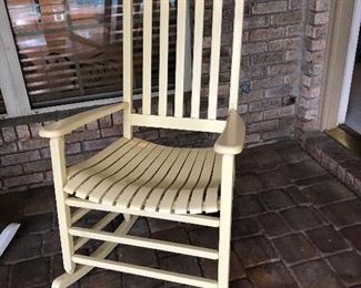 Wooden rocking chair - great condition 