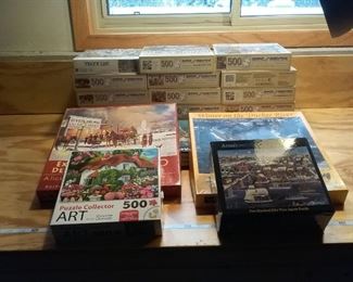 Assorted Three Hundred and Five Hundred Piece Puzzles