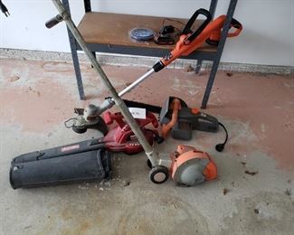 Four Electric Lawn Tools