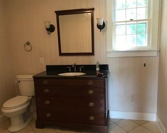 48" Vanity with hardware