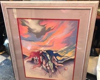 Signed Bonny Paradise Poster - See Photos for Value