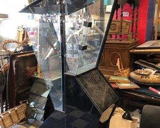 Modern Display Shelf with Storage Below - No Interior Shelving