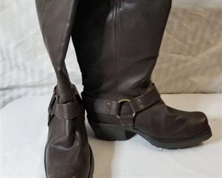 Arizona Leather Booth with Straps Size 8.5 M