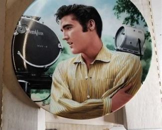 Plate Decor , Elvis In Hollywood