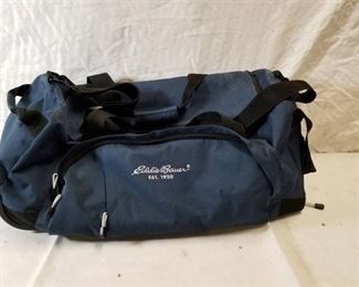 Eddie Bauer Navy Blue Traveling Bag With Wheels