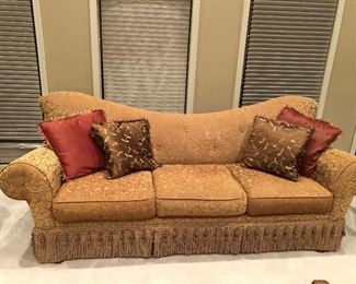 Custom upholsted sofa, like new condition, 2 available 