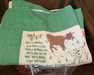 Child's quilt hand made