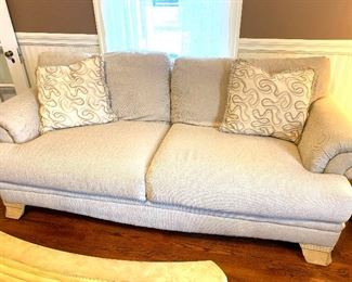 Sofa with neutral color upholstery
