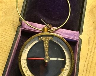 antique surveying compass