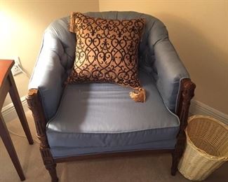 Blue armchair 