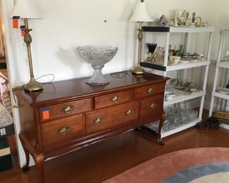 Colonial house sideboard