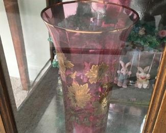 . . . a beautiful piece of cranberry glass!