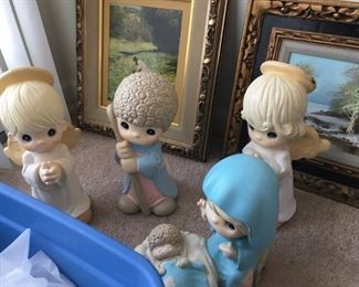 . . . Precious moments nativity -- cute!