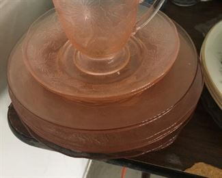 . . . Dogwood depression glass!
