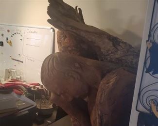 Gorgeous sculpture by Grace Turnbull.  Baltimore Museum of Art worthy piece. BMA has some of Turnbull's work. Stunning piece made from one piece of oak