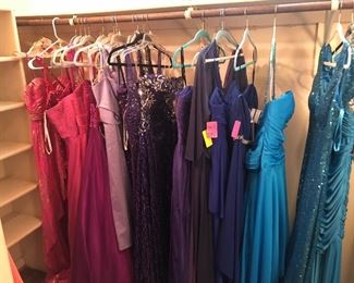 New evening gowns
