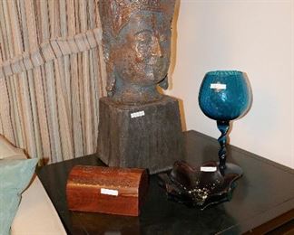 One of 2 GREAT in style of James Mont Oriental Mid Century Table Lamps