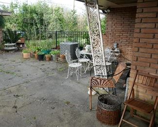 Vintage Patio Furniture, Pots and more