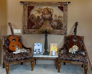 Guitar
Tapestry
Side chair