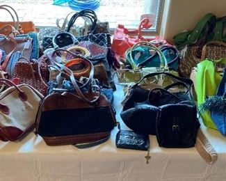 Coach
Gucci
Versace
LaCroix
Chanel
Dooney and Burke
Designer purses