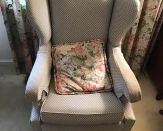 Upholstered wing back chair https://ctbids.com/#!/description/share/337671