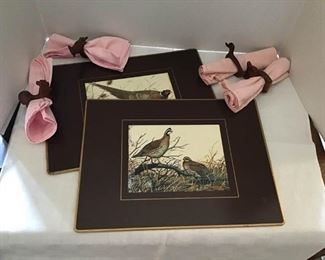 Placemats and napkins and rings https://ctbids.com/#!/description/share/337694