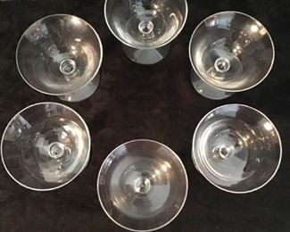 Vintage hobnail clear glass six dessert cups https://ctbids.com/#!/description/share/337750