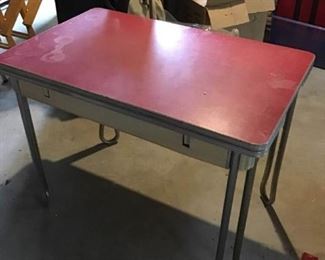Vintage Red Table https://ctbids.com/#!/description/share/337802