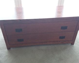 Mission style chest