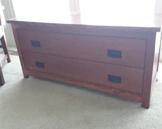 Mission style chest